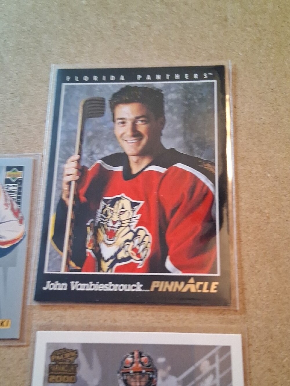 Vintage John Vanbiesbrouck Hockey Card Lot - Red, White, Blue - Picture 14 of 16